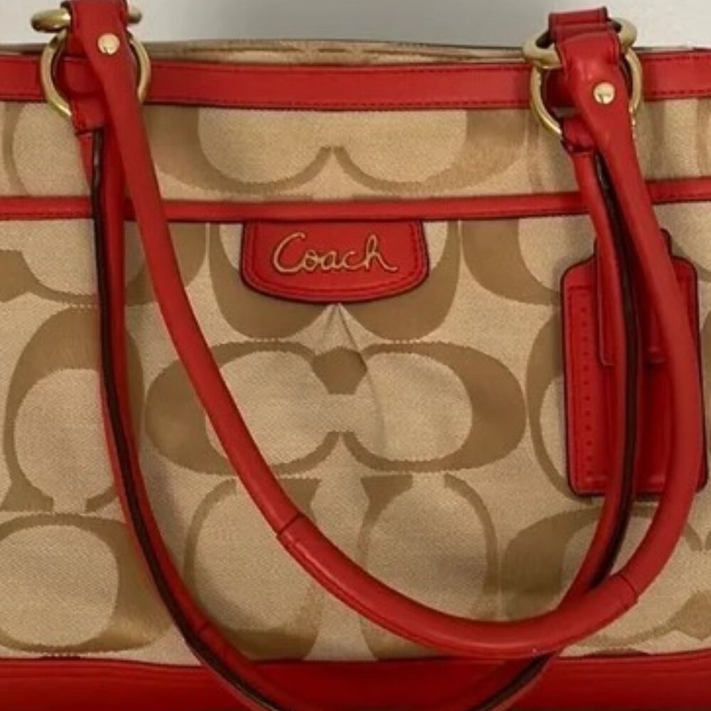 Coach - Signature Carryall Handbag - Picture 15 of 16